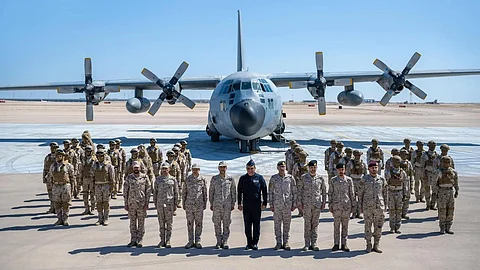 استكمال وصول القوات المسلحة السعودية إلى مصر للمشاركة في تمرين “النجم الساطع 2025”