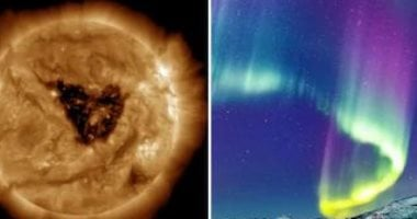 ثقب هائل على شكل فراشة في الشمس قد يسبب عواصف شمسية